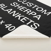 Kundenspezifisches personalisiertes 30" x 40" sherpadecke (3/4)