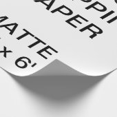 Kundenspezifisches personalisiertes 30" x 6' geschenkpapier (Ecke)