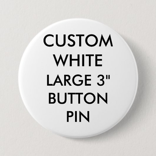 Kundenspezifisches personalisiertes 3" großes button (Vorderseite)
