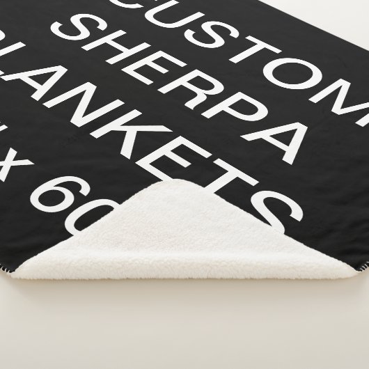 Kundenspezifisches personalisiertes 50" x 60" sherpadecke (3/4)