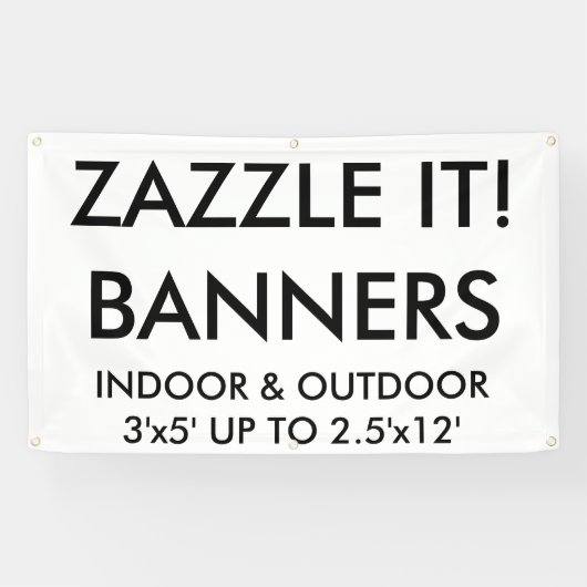 Kundenspezifisches personalisiertes 5' x3 banner (Horizontal)