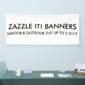 Kundenspezifisches personalisiertes 6' x2.5 banner (Messe)