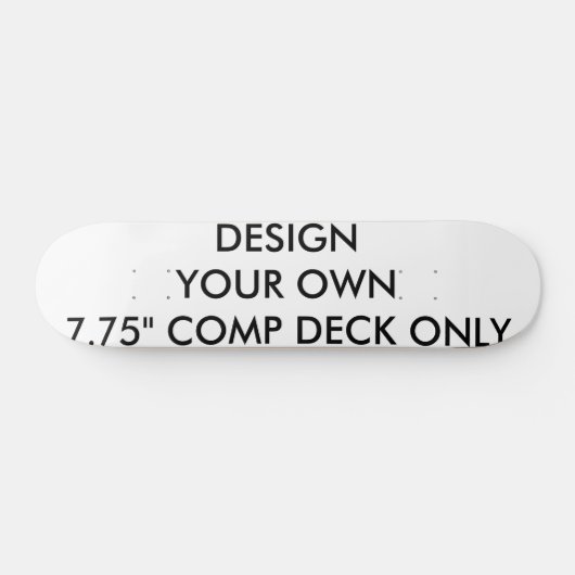 Kundenspezifisches personalisiertes 7,75" skateboard (Horizontal)