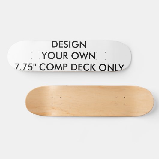Kundenspezifisches personalisiertes 7,75" skateboard (Horizontal)