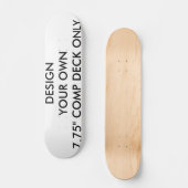 Kundenspezifisches personalisiertes 7,75" skateboard (Vorderseite)