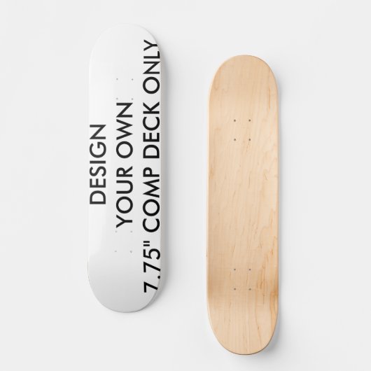 Kundenspezifisches personalisiertes 7,75" skateboard (Vorderseite)