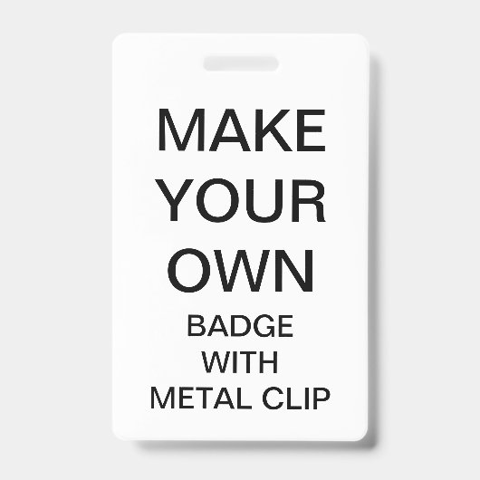 Kundenspezifisches personalisiertes ABZEICHEN MIT Ausweis (Vorderseite)