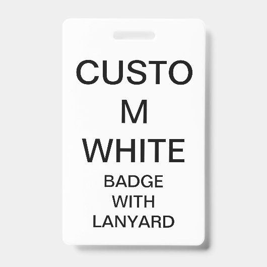 Kundenspezifisches personalisiertes ABZEICHEN MIT Ausweis (Vorderseite)