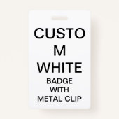 Kundenspezifisches personalisiertes ABZEICHEN MIT Ausweis (Vorderseite)