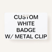 Kundenspezifisches personalisiertes ABZEICHEN MIT Ausweis (Vorderseite)