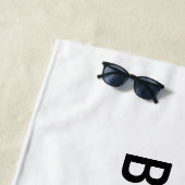 Kundenspezifisches personalisiertes Badetuch (Beispiel)