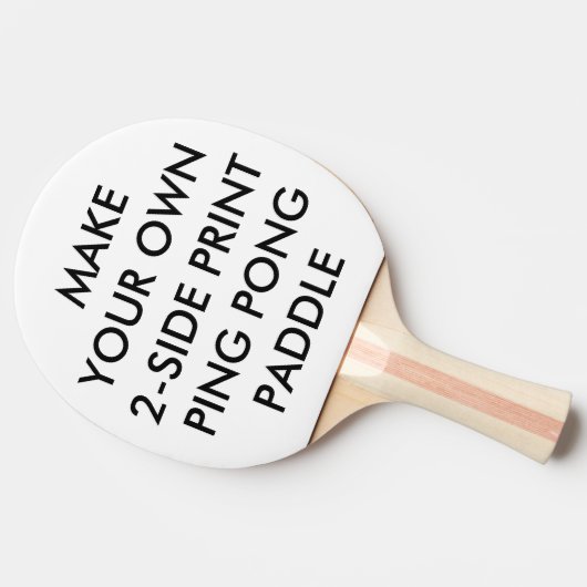 Kundenspezifisches personalisiertes Druck2-sided Tischtennis Schläger (Seitenansicht)