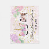 Kundenspezifisches personalisiertes fleecedecke (Vorderseite)