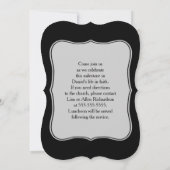 Kundenspezifisches personalisiertes Foto-erstes Einladung (Rückseite)