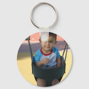 Kundenspezifisches personalisiertes Foto Schlüsselanhänger