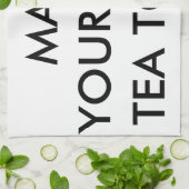 Kundenspezifisches personalisiertes geschirrtuch (Gefaltet)