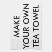 Kundenspezifisches personalisiertes geschirrtuch (Vertikal)