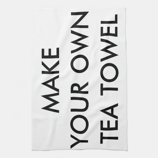 Kundenspezifisches personalisiertes geschirrtuch (Vertikal)