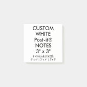 Kundenspezifisches personalisiertes großes 3" post-it klebezettel (Vorderseite)