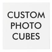 Kundenspezifisches personalisiertes großes 4" würfel (Rechts)