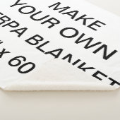 Kundenspezifisches personalisiertes großes 80" x sherpadecke (3/4)