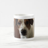 Kundenspezifisches personalisiertes Hunde Foto Kaffeetasse (Mittel)