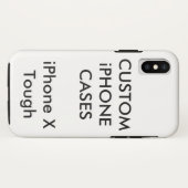 Kundenspezifisches personalisiertes iPhone X Case-Mate iPhone Hülle (Rückseite (Horizontal))