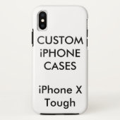 Kundenspezifisches personalisiertes iPhone X Case-Mate iPhone Hülle (Rückseite)