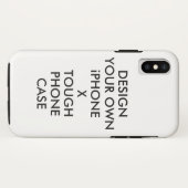 Kundenspezifisches personalisiertes iPhone X Case-Mate iPhone Hülle (Rückseite (Horizontal))
