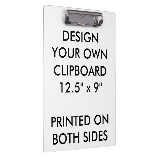 Kundenspezifisches personalisiertes Klemmbrett - (Rechts)