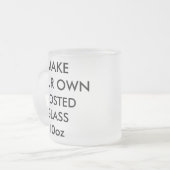 Kundenspezifisches personalisiertes mattiertes mattglastasse (Vorderseite Links)