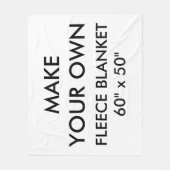 Kundenspezifisches personalisiertes MED. 60" x 50" Fleecedecke (Vorderseite)
