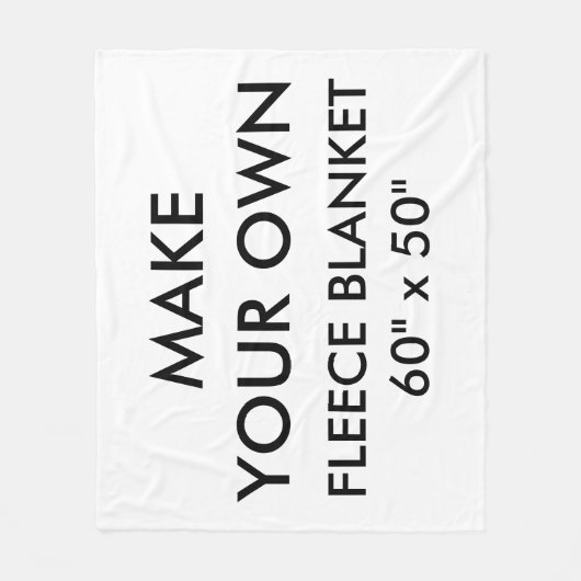 Kundenspezifisches personalisiertes MED. 60" x 50" Fleecedecke (Vorderseite)
