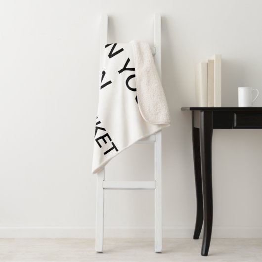 Kundenspezifisches personalisiertes MED. 60" x 50" Sherpadecke (Beispiel)