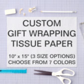 Kundenspezifisches personalisiertes schwarzes seidenpapier (Handwerk)