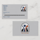 Kundenspezifisches personalisiertes visitenkarte (Vorne/Hinten)