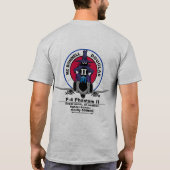 Kundenspezifisches PhantomShirt F-4 - hellfarbig T-Shirt (Rückseite)
