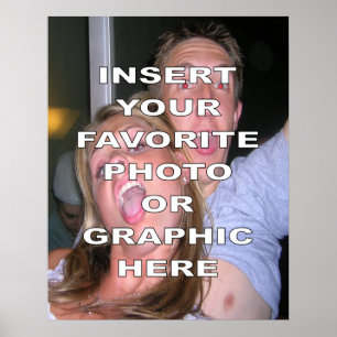 Kundenspezifisches Plakat mit Ihrem eigenen Foto