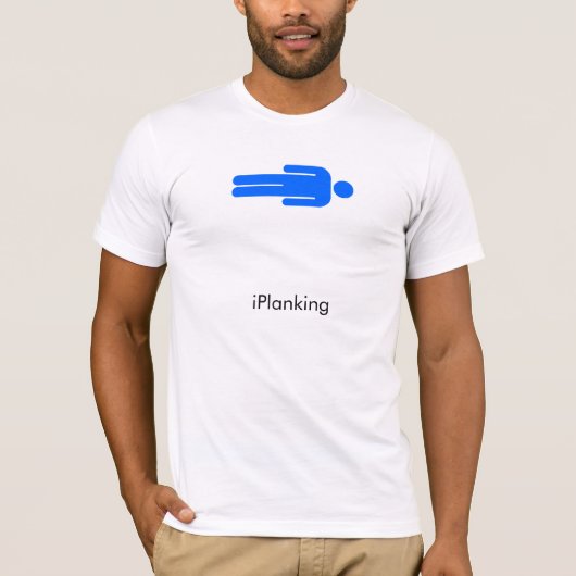 Kundenspezifisches Planking-Shirt T-Shirt (Vorderseite)