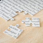 Kundenspezifisches Positiv fasst Bestätigung ab Puzzle (Seite)