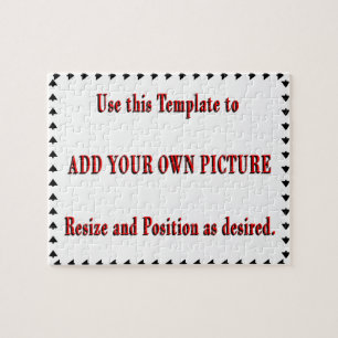 Kundenspezifisches Puzzlespiel addieren Ihr Puzzle