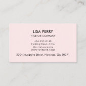 Kundenspezifisches QR-Code-Firmenlogo | Modernes R Visitenkarte (Rückseite)