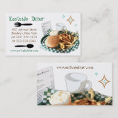 Kundenspezifisches Restaurant, Feinkostgeschäft Visitenkarte (Vorne/Hinten)