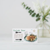 Kundenspezifisches Restaurant, Feinkostgeschäft Visitenkarte (Stehend Vorderseite)