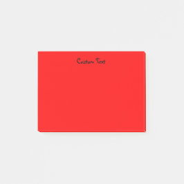 Kundenspezifisches Rot Post-it Klebezettel