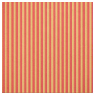 Kundenspezifisches rotes orange Gelb-gestreiftes Stoff