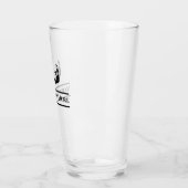 Kundenspezifisches Rotwild-Jagd-Bier-Glas Tumblr Glas (Links)