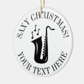 Kundenspezifisches saxaphone keramik ornament (Links)