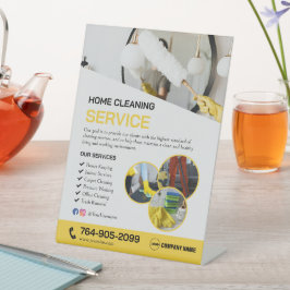 Kundenspezifisches Schild für Reinigungsdienste