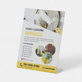 Kundenspezifisches Schild für Reinigungsdienste (Vorderseite)